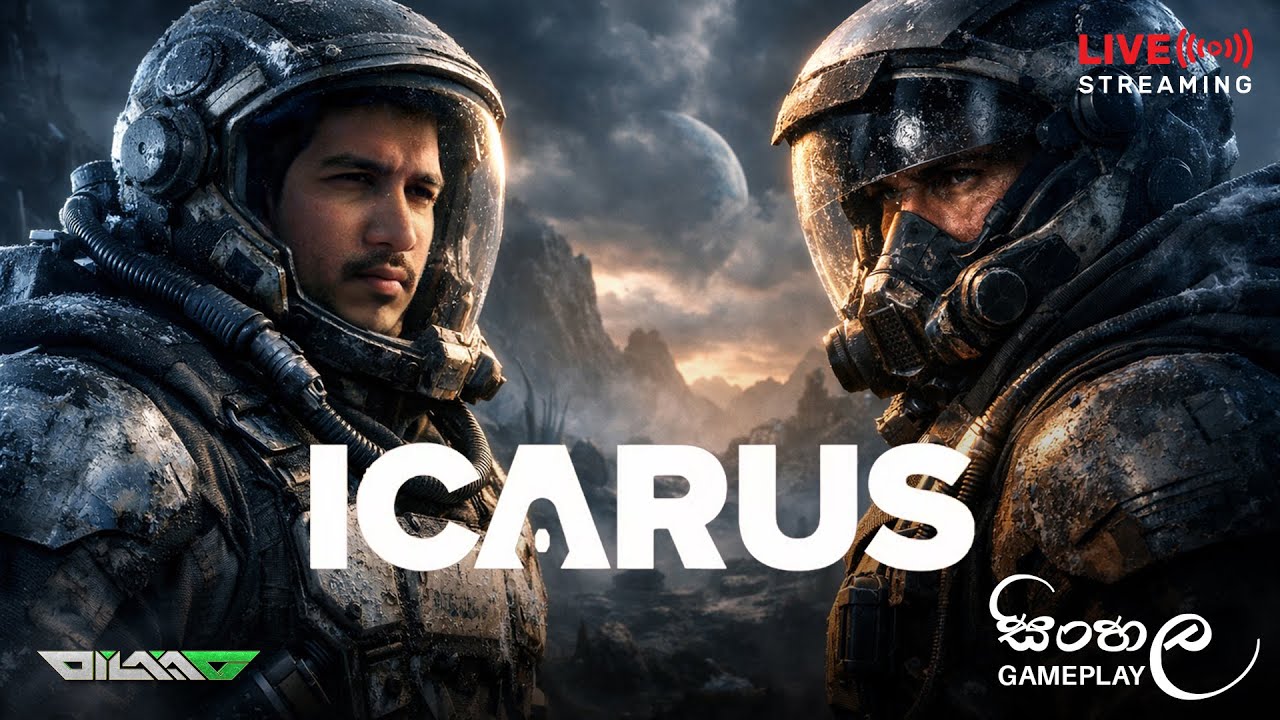 🛑 අඟහරු වල ගෙදර |  ICARUS 👽 Co-Op Survival LIVE EP03 | Sinhala Gameplay | Dilaa G
