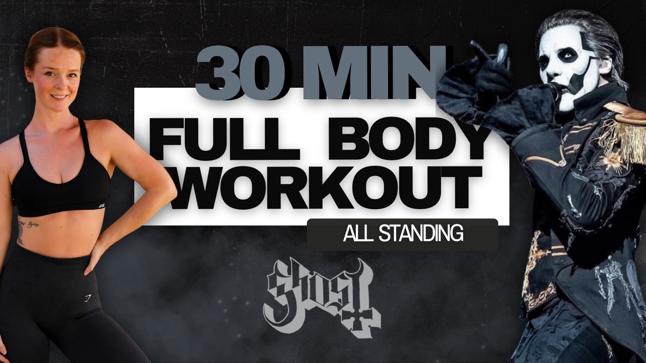 30 MIN ALL STANDING WORKOUT GHOST WORKOUT | Fun Cardio HIIT | No Jumping, No Equipment, No Repeat