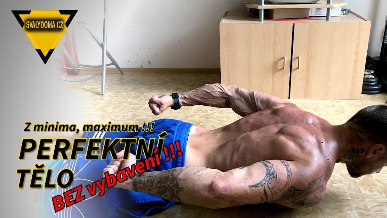 #184 Svalnatá postava BEZ JAKÉHOKOLIV vybavení ?! Cvičení doma s vlastní vahou. Trénink CELÉHO těla!