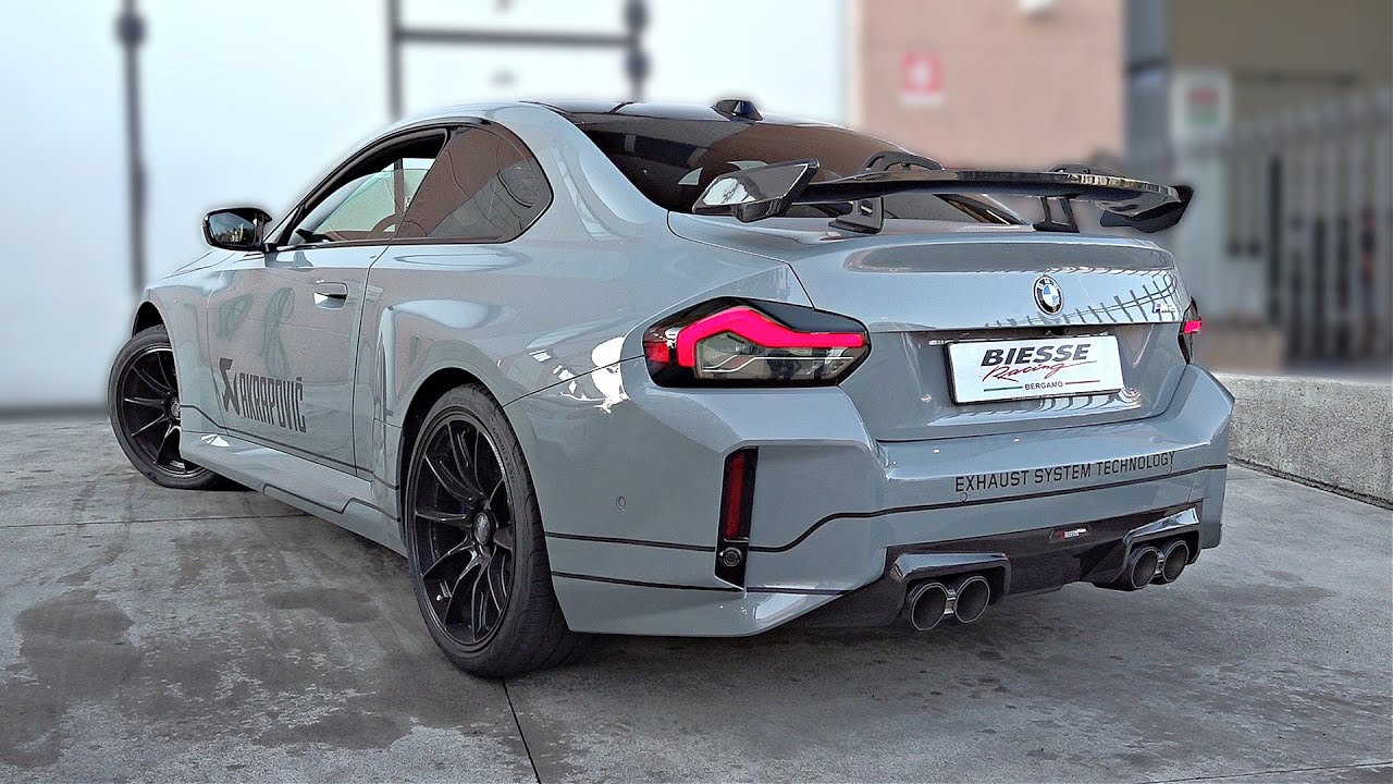 BMW M2 G87 with Akrapovic Slip-On Exhaust soundcheck | Dyno Pulls, OnBoard, Revs, Accelerations!