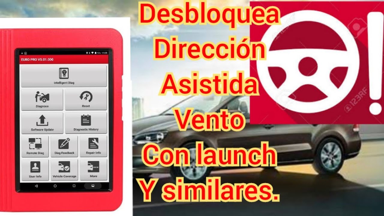 Desbloquear dirección Asistida con launch y similares en Vento 2015
