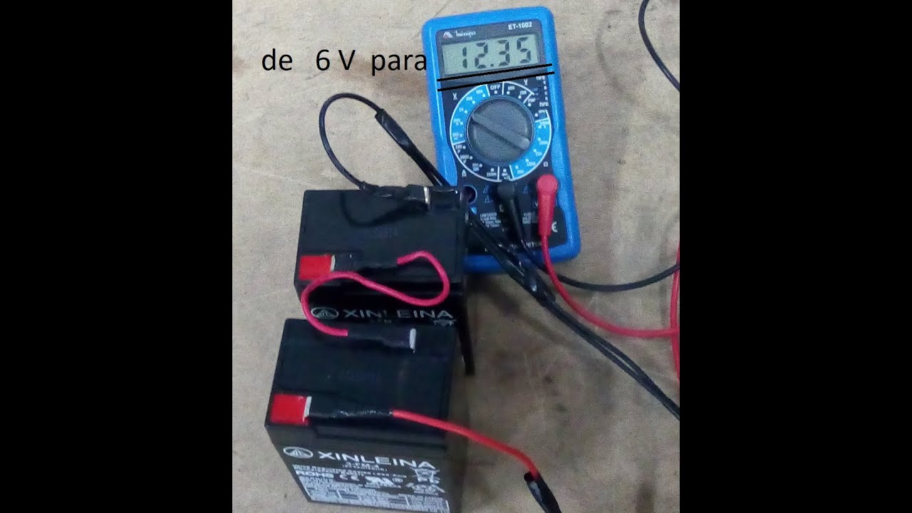 transformando o carrinho de 6V para 12 V passo a passo