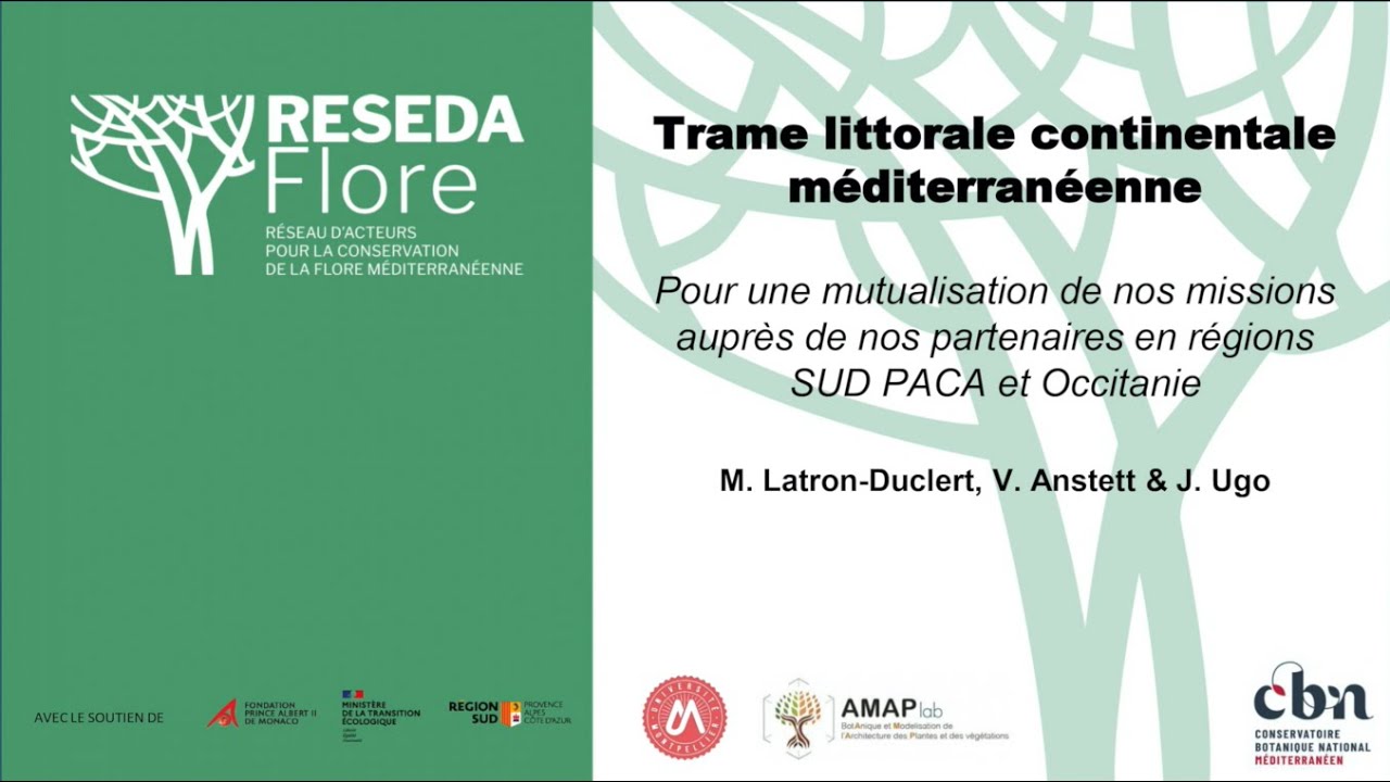 Conférence : Trame littorale continentale méditerranéenne