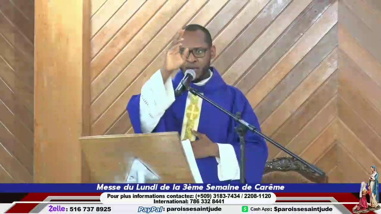 Messe du Lundi de la 3ème Semaine de Carême