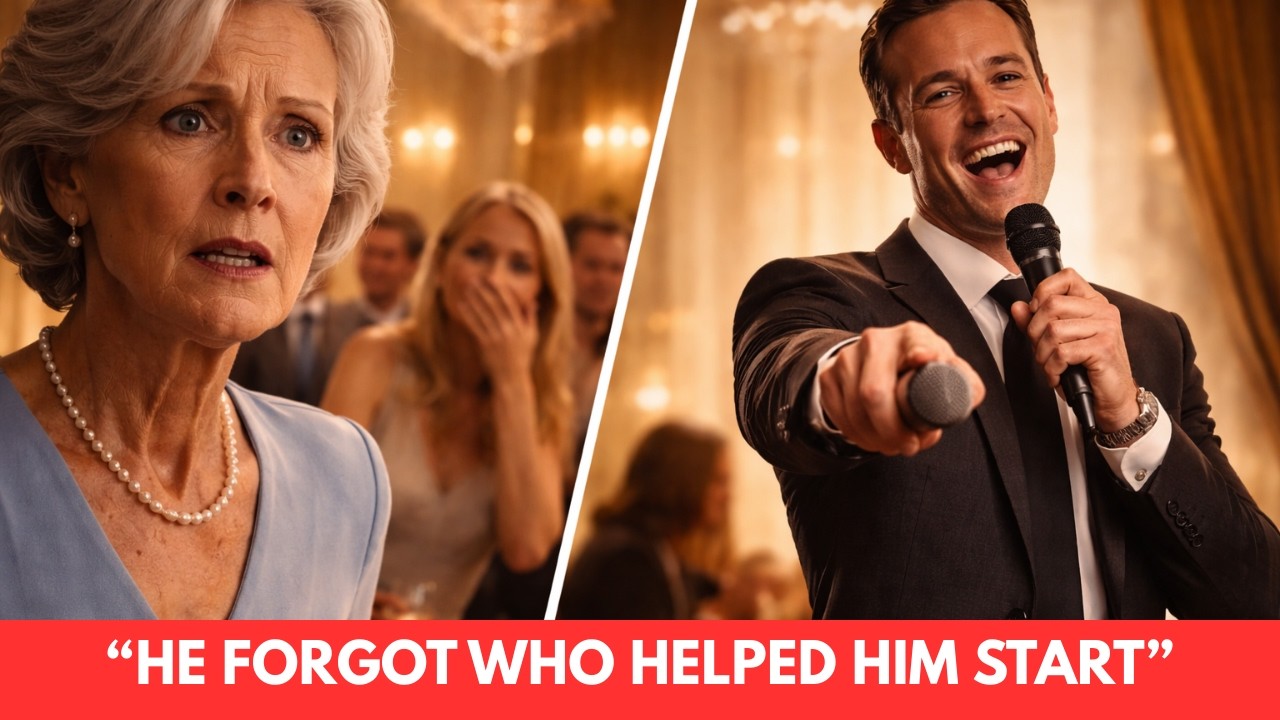 At my son-in-law’s promotion party, he grabbed the mic and said: “My mother-in-law only came because
