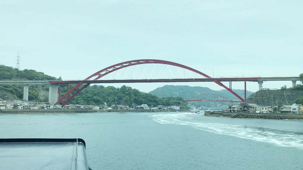 船上映像「音戸の瀬戸」を通過するシーパセオ２からの眺め 瀬戸内海汽船 SEA PASEO 2 船旅映像