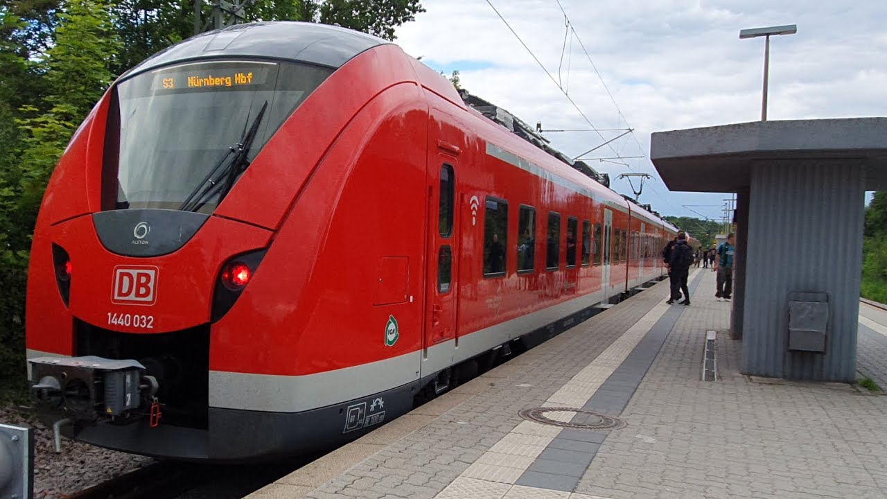 S-Bahn Nürnberg [Linie S3] von Altdorf bis Fischbach Bahnhof_4K