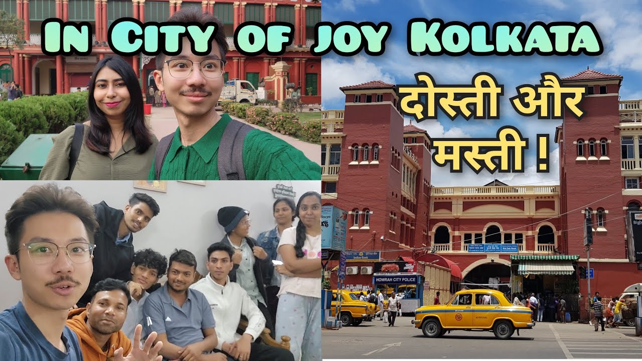 How this Korean🇰🇷 guy made new connection in Kolkata 🇮🇳? [India travel vlog]