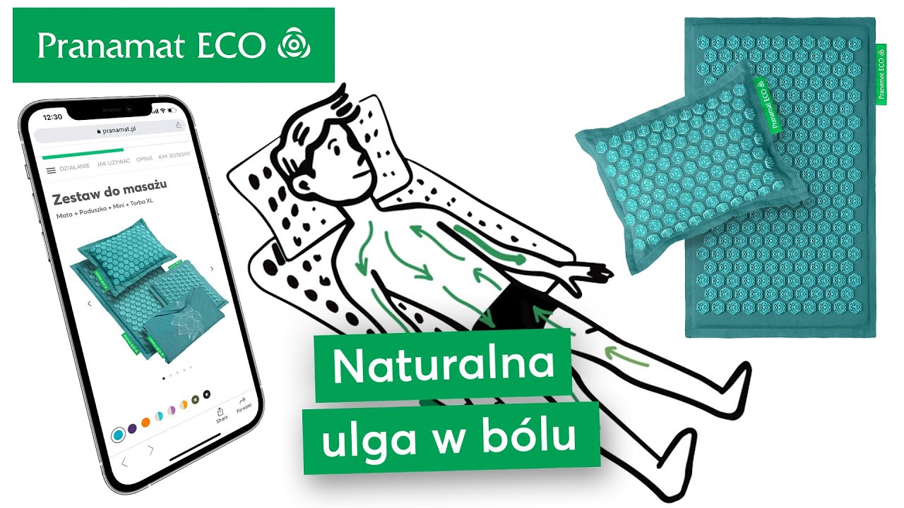 Mata do akupresury Pranamat ECO - jak działa?