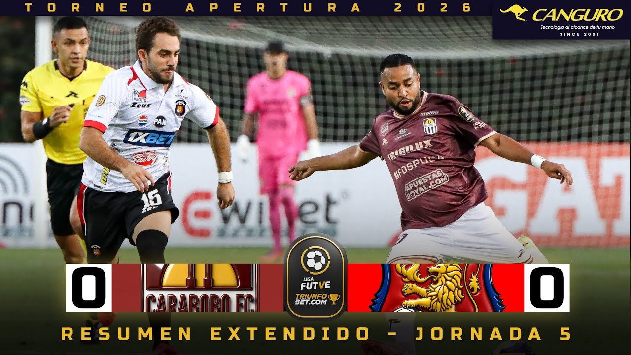 RESUMEN EXTENDIDO | Carabobo - Caracas | Liga FUTVE Triunfobet