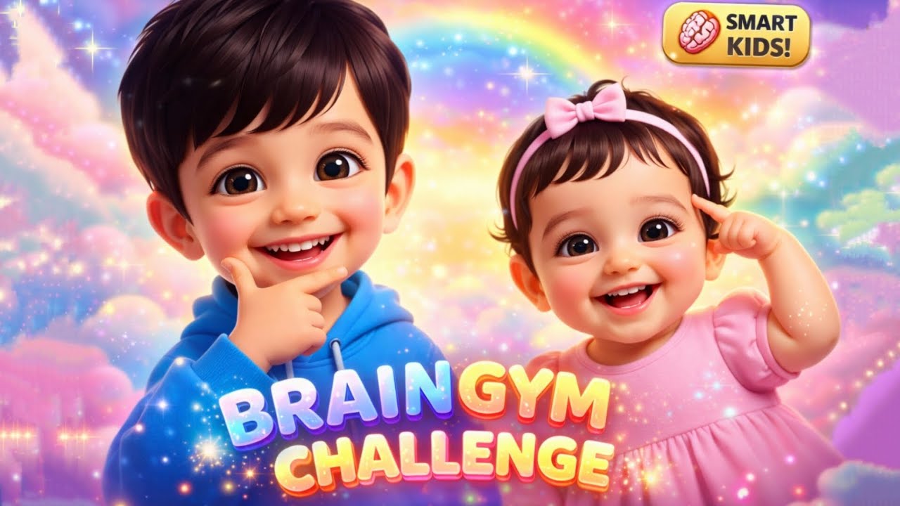 Brain Gym for Kids | Move & Learn Exercise Song | 3D Animated Brain Break for Preschool 