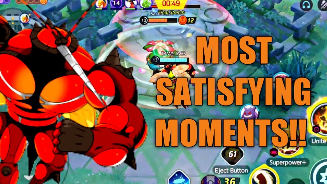 MOST SATISFYING BUZZWOLE MOMENTS!! 😌 | Pokemon Unite [CHECK DESCRIPTION]