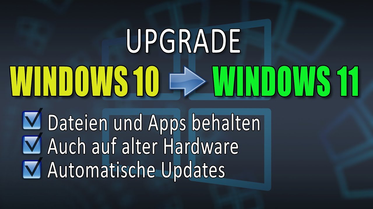 Upgrade Windows 10 auf Windows 11 (alte Hardware + Updates erhalten) - EINFACH ERKLÄRT