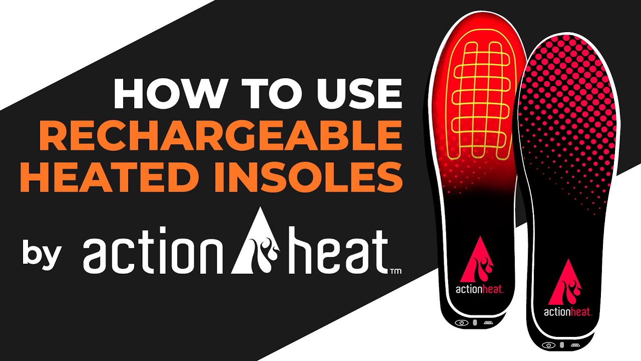 Как пользоваться стельками ActionHeat с дистанционным управлением и подогревом (3 В)