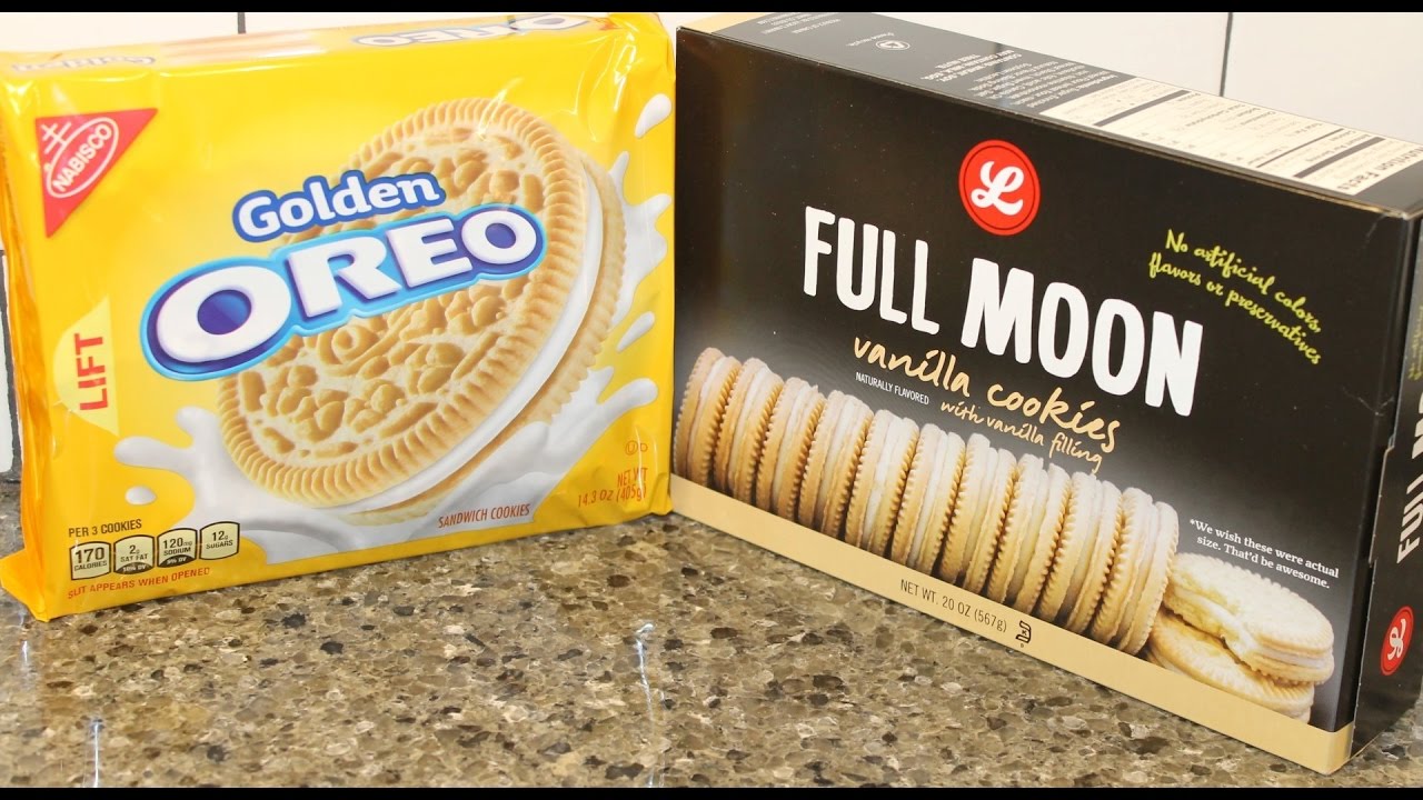 Nabisco Oreo vs Lucky&rsquo;s Full Moon: Golden Sandwich Cookie Blind Taste Test