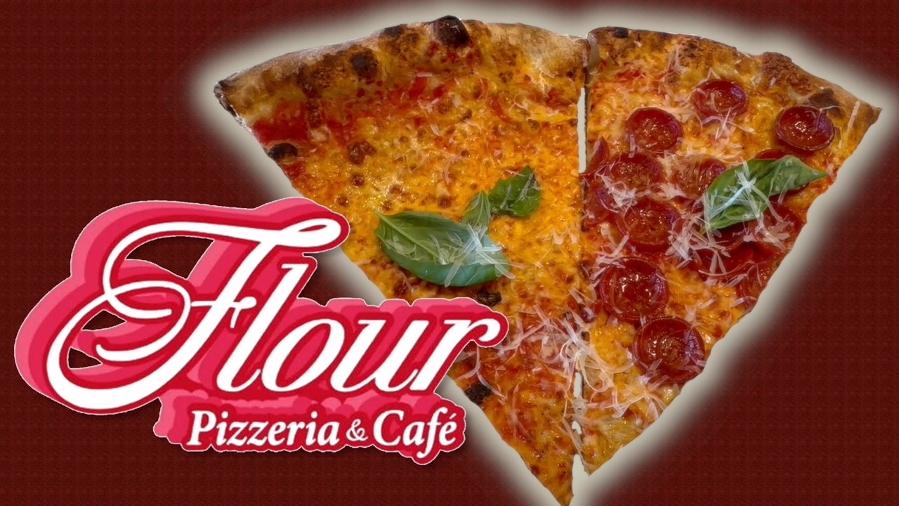 Flour Pizza (Brentwood, CA) - NY Pizza Review 2 SLICE CHALLENGE