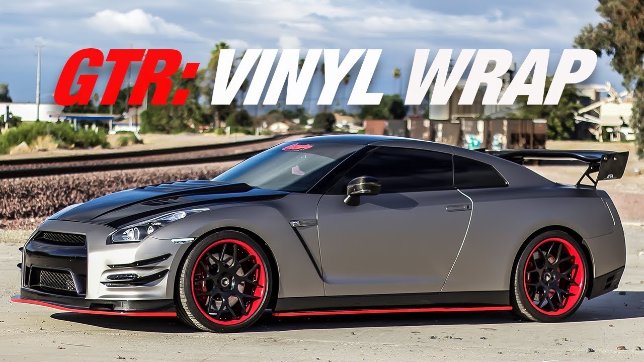 Vinyl Wrapping NISSAN GTR! Premium Auto Styling
