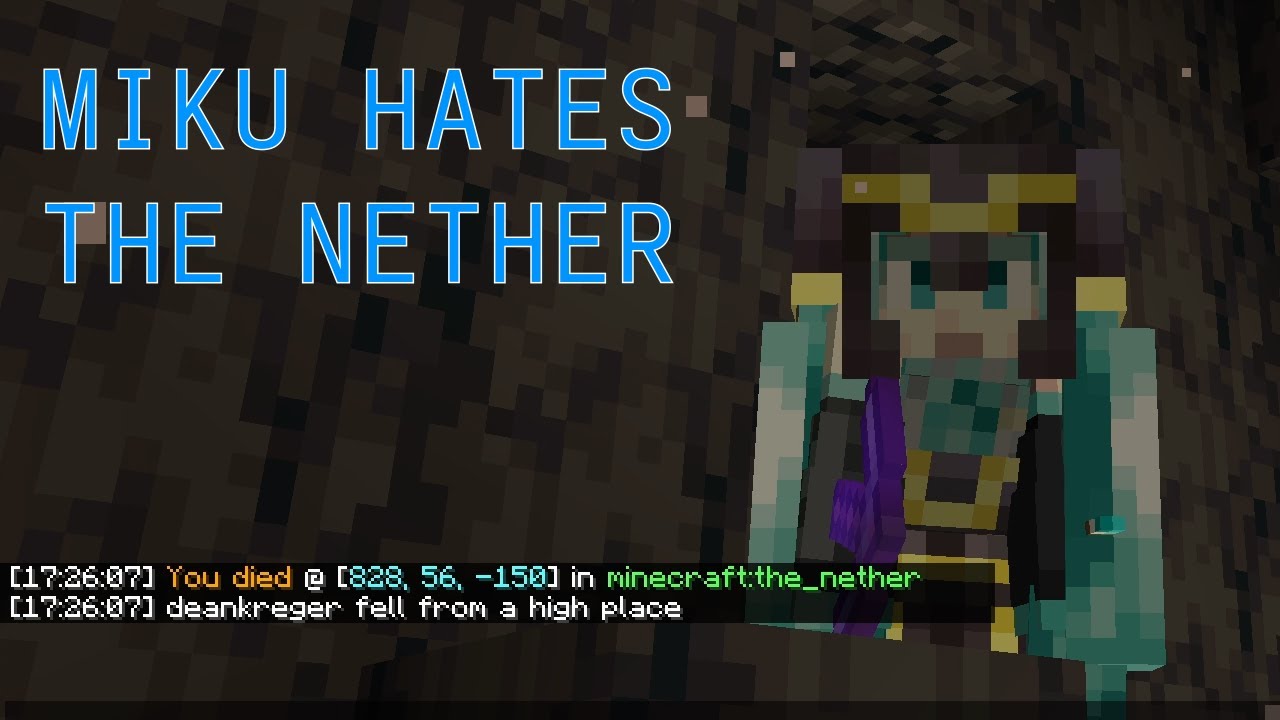 Minecraft ASMR: Miku Hates the Nether