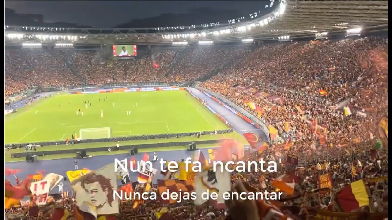 Himno de la A.S Roma - Letra español (Stadio Multi-Cam)