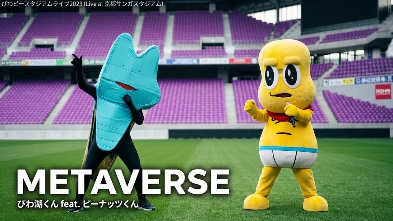 【びわピー】METAVERSE - びわ湖くん＆ピーナッツくん【ライブ2023】