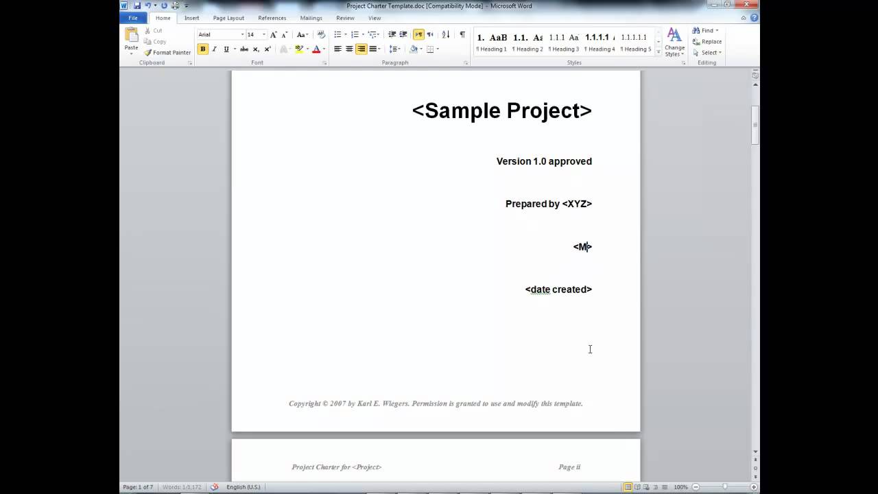 3- project charter