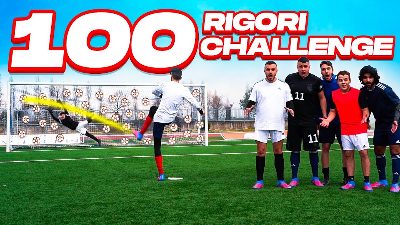 ⚽ 100 RIGORI CHALLENGE con gli ELITES! | FOOTBALL CHALLENGE