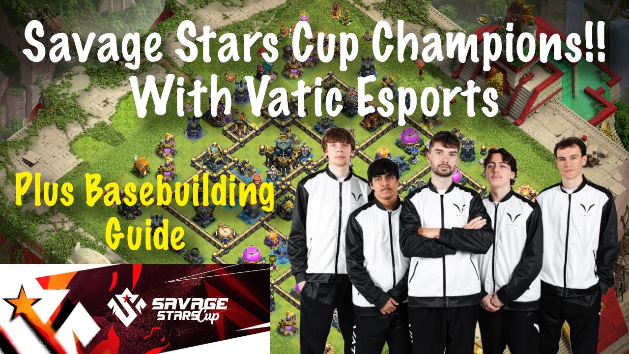 Basebuilding Guide + Champion with Vatic Esports!! (Clash of Clans)