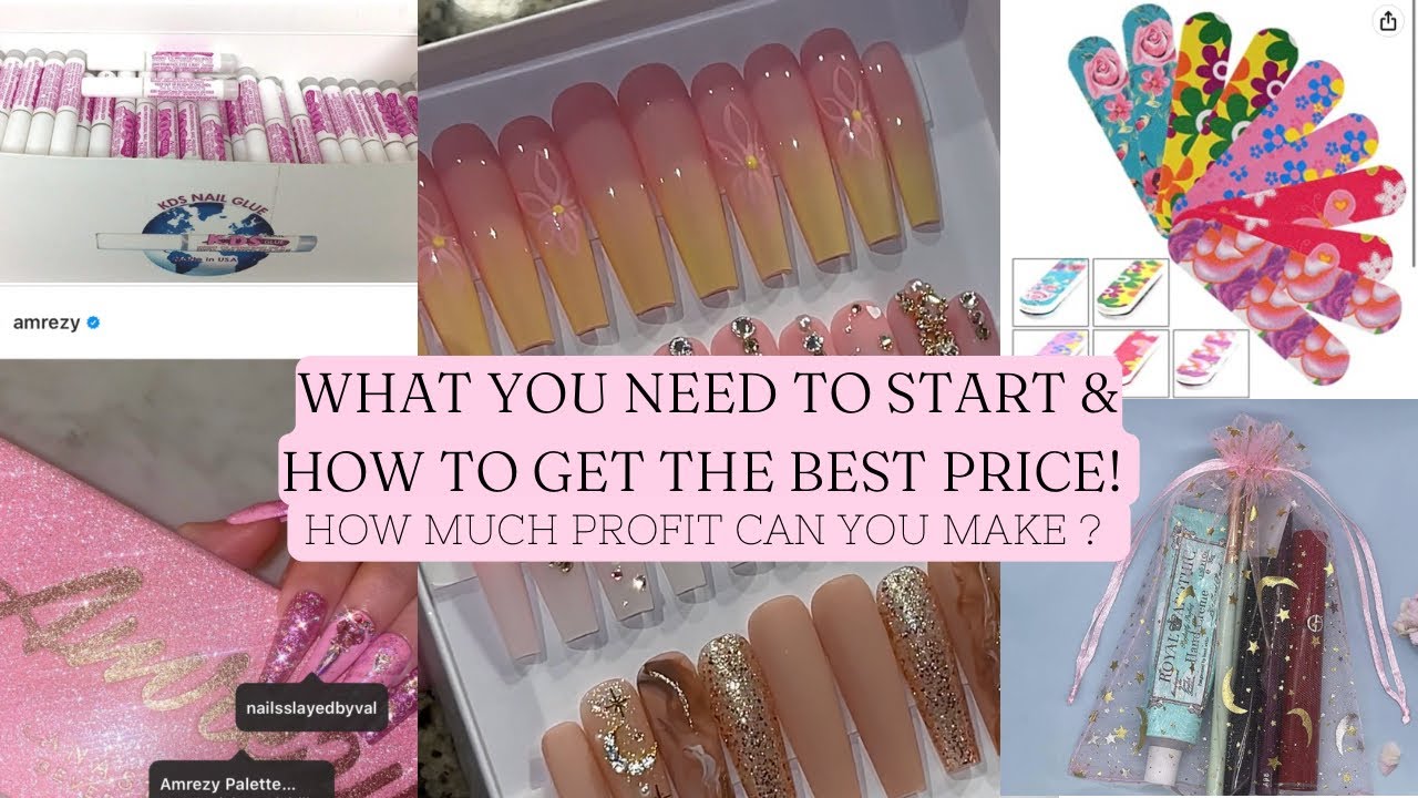EP2 Press on nails 101: ЧТО ВАМ НУЖНО для продажи press on nails и анализ затрат! 💕 ногтевой бизнес!