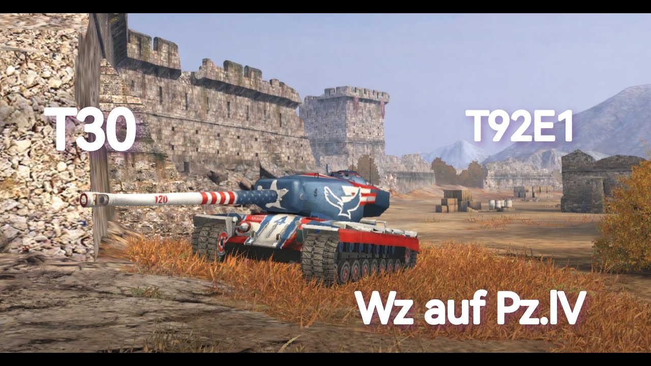Wz auf Pz lV / T92E1 & T 34 Tanks blitz