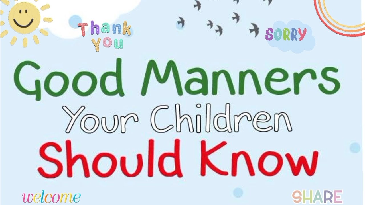 GOOD MANNERS for Kids | Good Habits | Magic Words | Lesson for kids | Daily Activities @Bebefinn