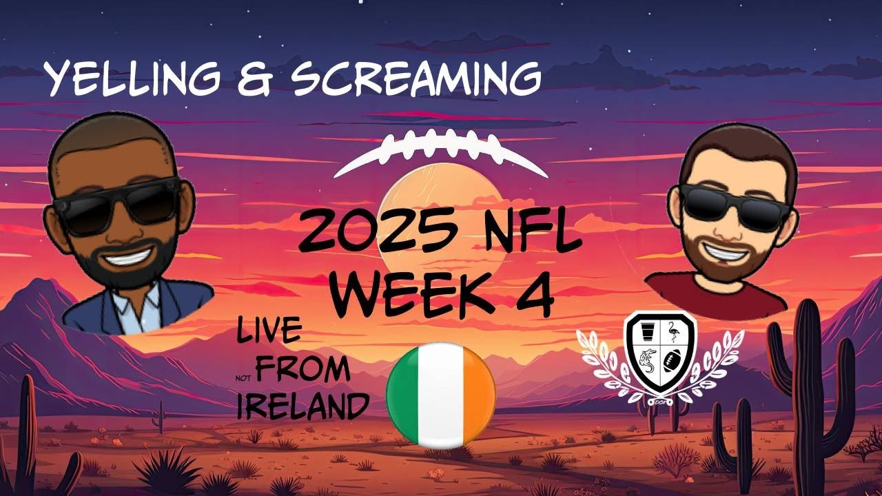 NFL Week 4 Live Watch Party: VIKINGS vs STEELERS (Ireland Game) | Chiefs Survive, Eagles 3-0