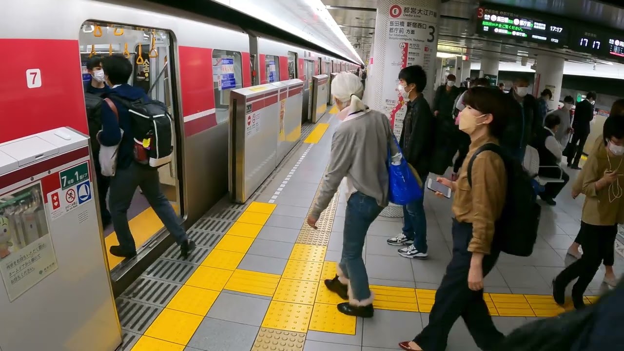 Kasuga Station E07 | Toei Oedo Line Walks | Tokyo Subway Exploration | Japan 4K ASMR