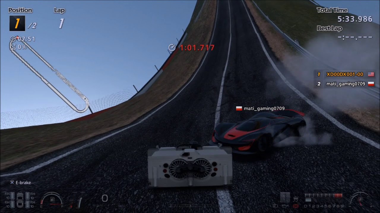 GT6 sky fall track and broken game sounds part 1