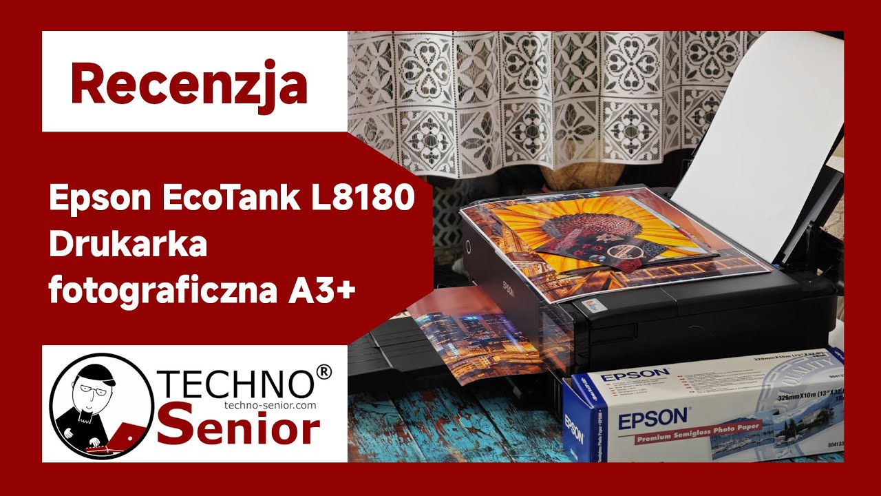 Epson EcoTank L8180   Drukarka fotograficzna A3+