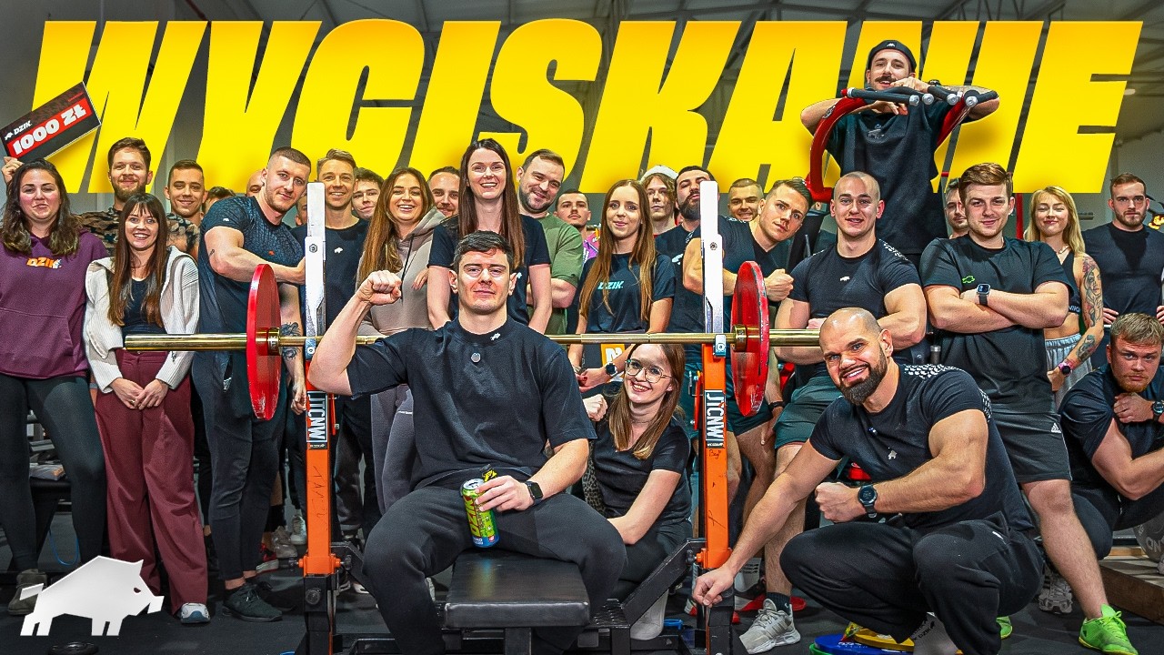 WYCISKANIE CAŁEJ FIRMY *WYCISNĄŁ 185 KG?!*