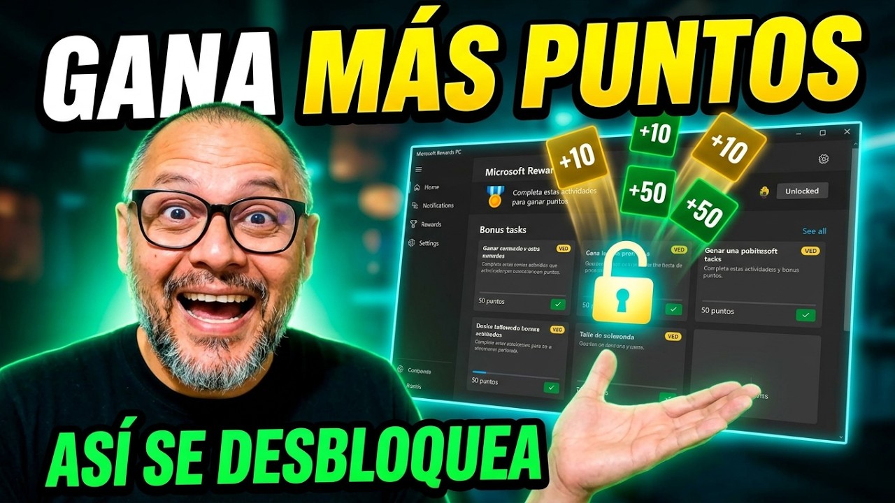 🏅 &iexcl;NUEVA APP de MICROSOFT REWARDS! 🎁 TAREAS EXCLUSIVAS para GANAR M&Aacute;S PUNTOS REWARDS 🤑