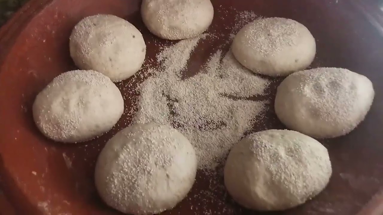 تحضير شوربة الشعير 🥣وخبيزات سخان على الحطب..👍💯