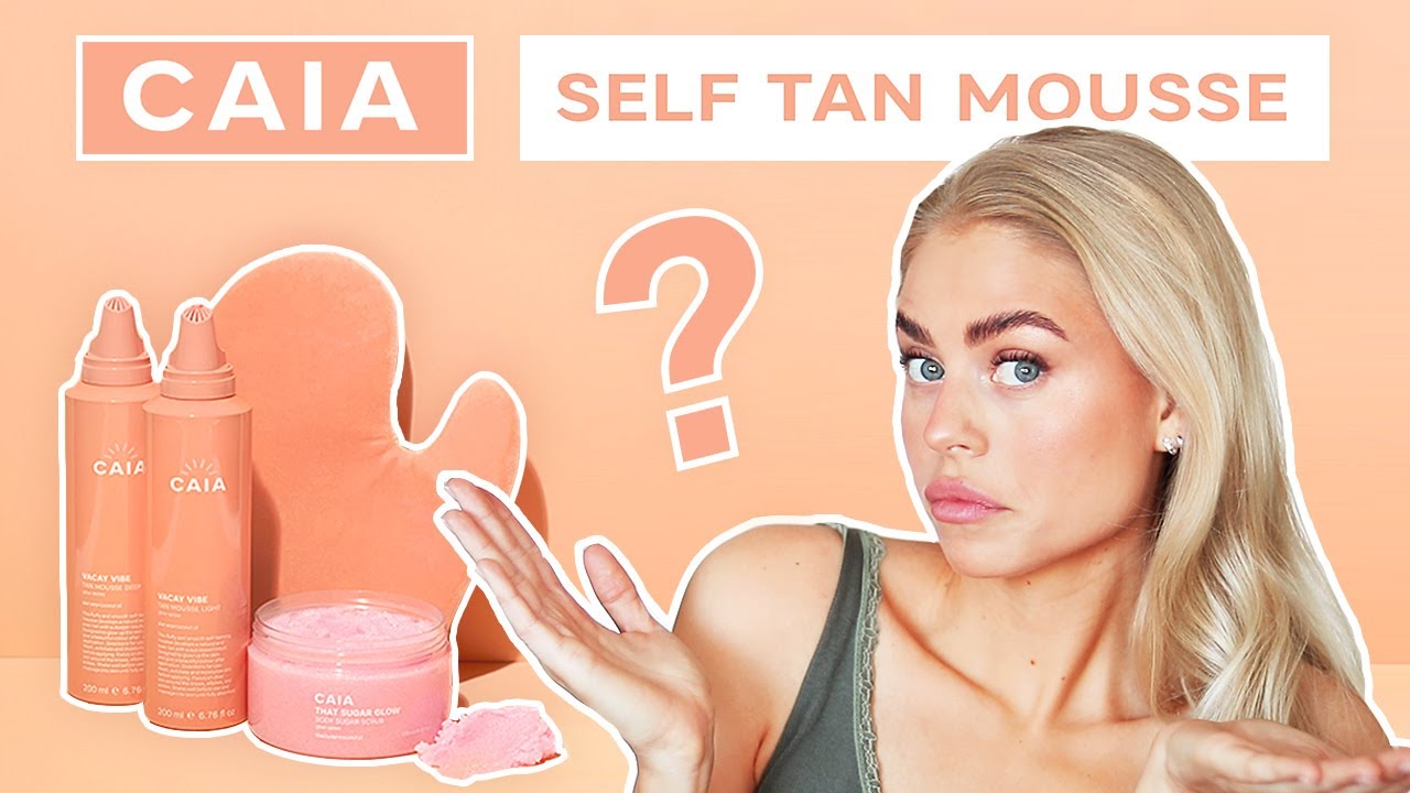 TESTAR CAIA SELF TAN MOUSSE | CAIA brun utan sol