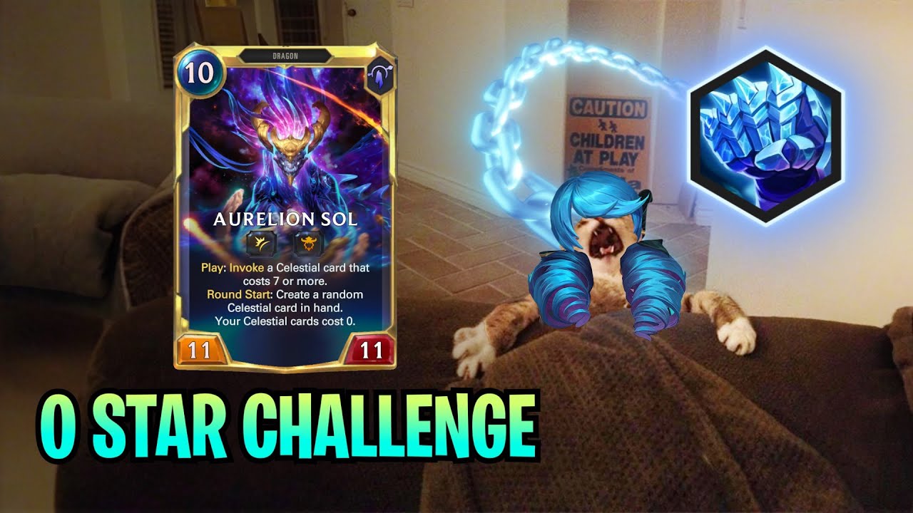 0 STAR CHALLENGE! AURELION SOL - The art of Capture | Path of Champions | Legends of Runeterra