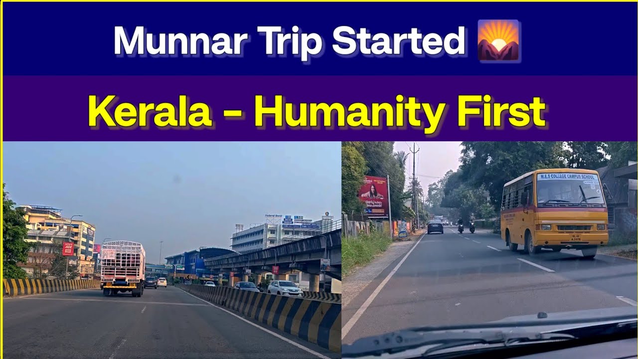Munnar Journey Begins 😍 | Kerala Unity on the Road #kerala #Munnar #MunnarTrip #keralavlogger