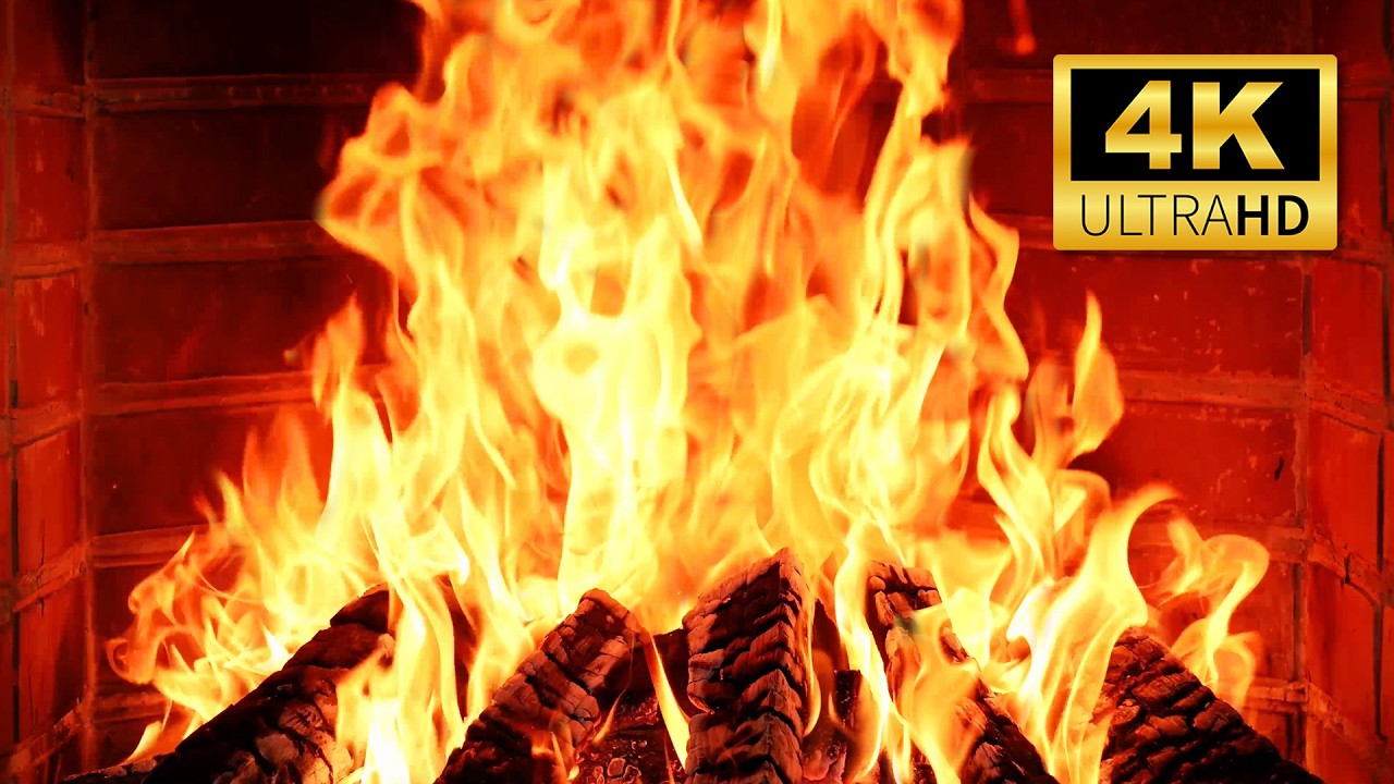 🔥 Crackling Fire Sounds 4K — ASMR Fireplace for Deep Sleep