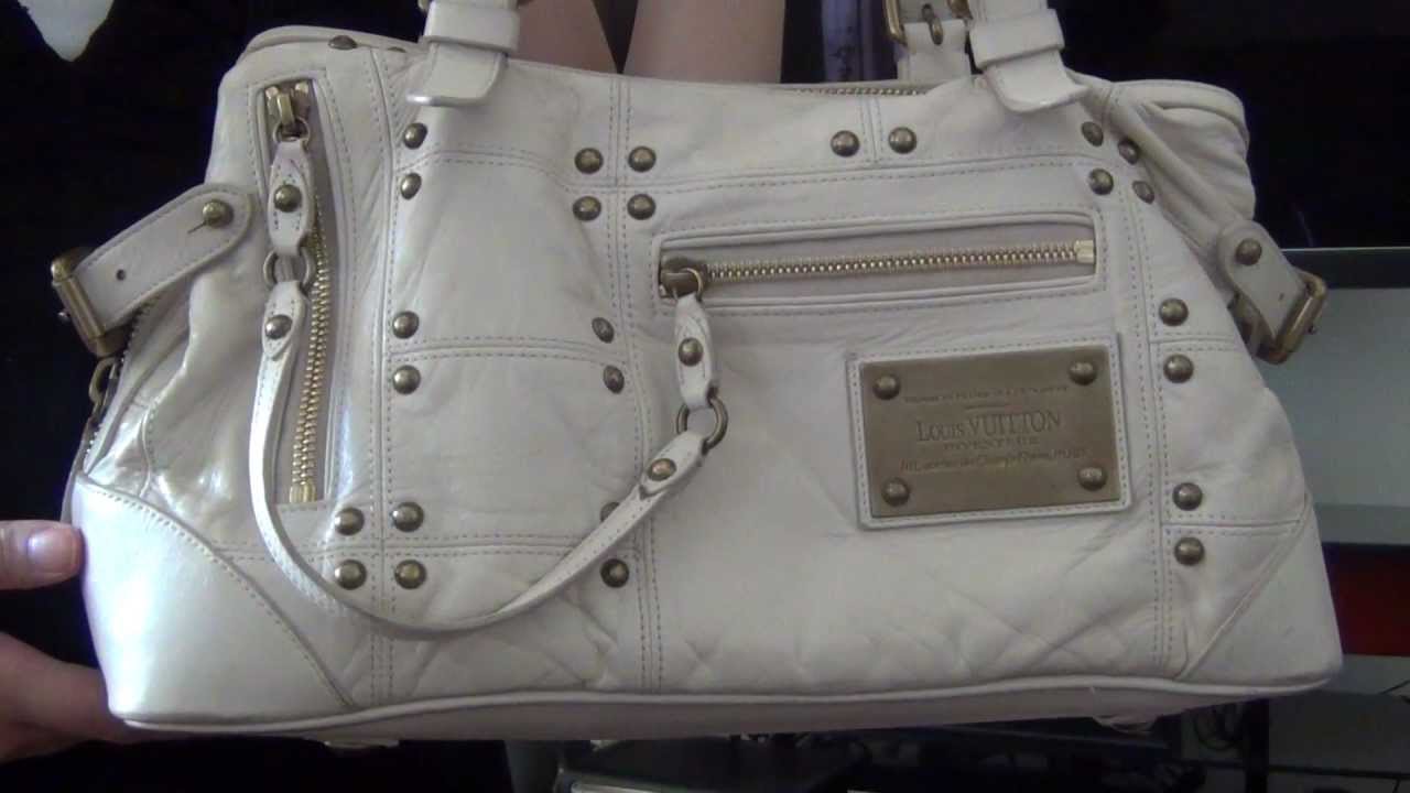 My Louis Vuitton Collection Part 6--Lambskin Riveting Ecru Bag