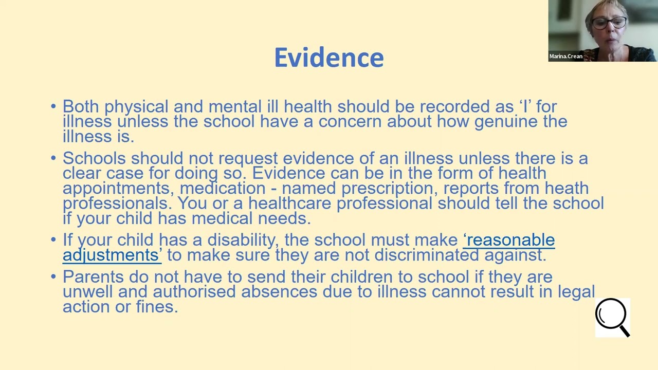 SENDIASS Workshop - School attendance and fines