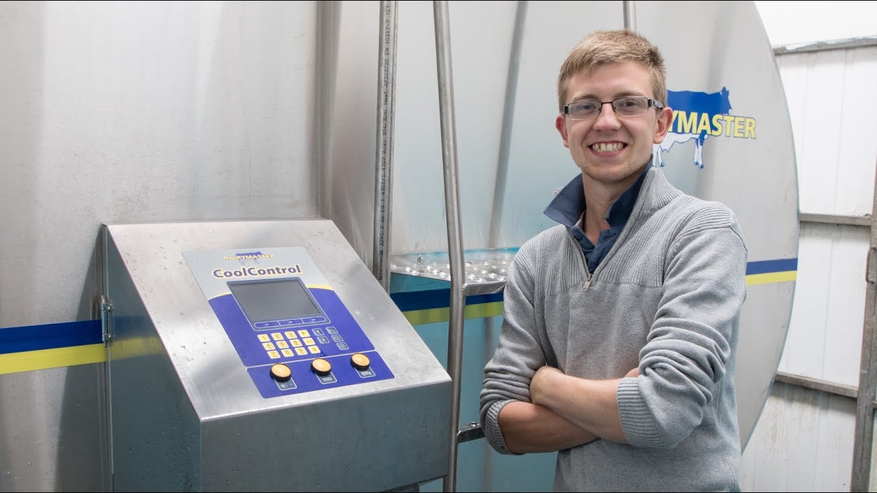 'Milk cooling cost down 30%' with new Dairymaster Milk Tank!