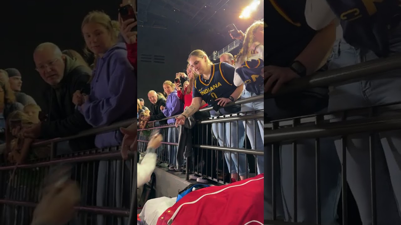 Caitlin Clark Signs 12 Minutes of Autographs for Fans in Baltimore ❤️💯