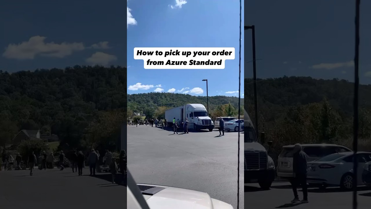 How to pick up your Azure Standard order. Our fave for healthy bulk foods and non-toxic cleaners.