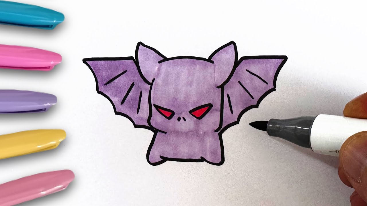 How to Draw Bat from 99 Nights in the Forest (ROBLOX)