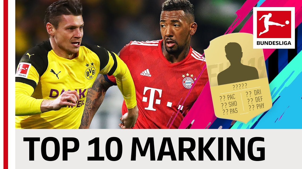 Top 10 Marking - EA SPORTS FIFA 19 - Boateng, Piszczek & Other Top Defenders