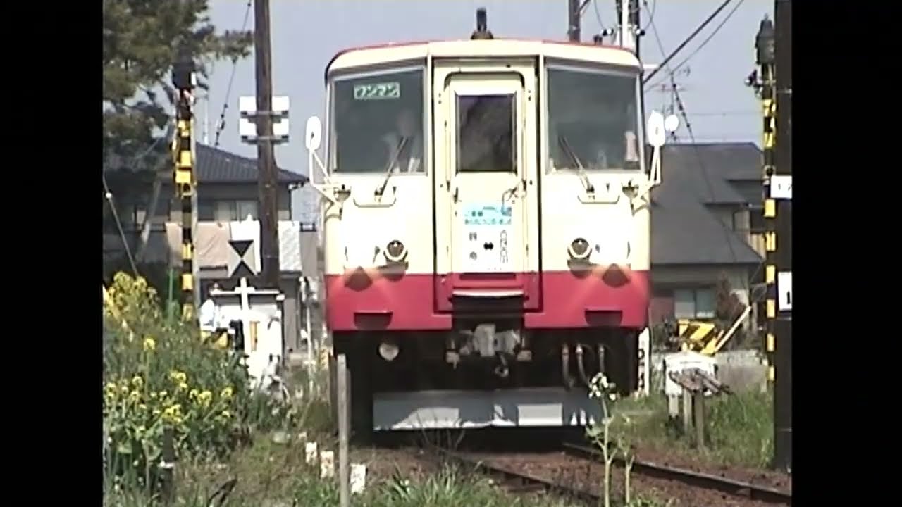 名鉄三河線(海線)  電鐘式踏切音・キハ20&30の2形式共演  三河平坂駅など
