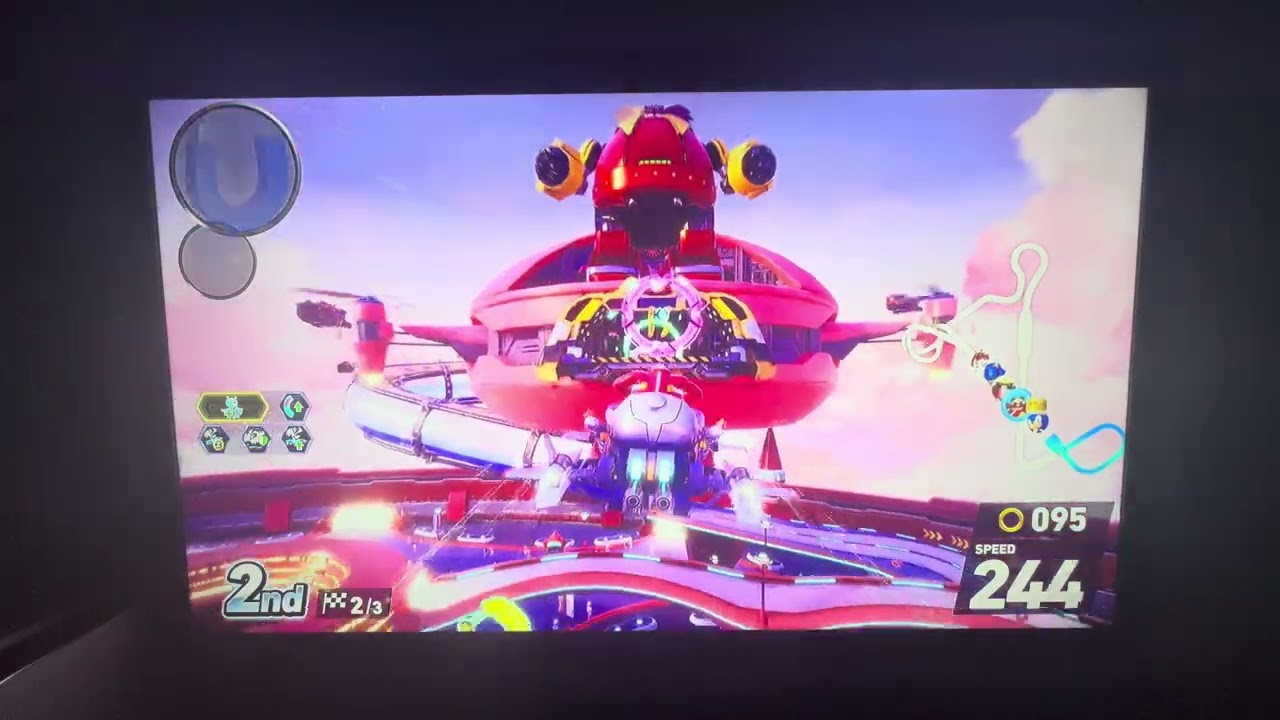 Sonic Racing Crossworlds-Dr.Eggman in Mystic Jungle (Super Sonic Speed)